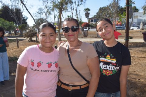 Samantha, Viviana Luna y Violeta. 