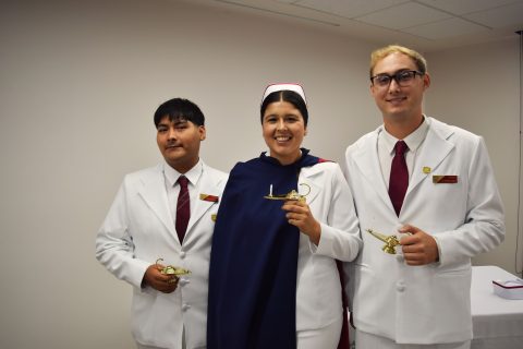 Luis Castro, Fernanda Castellanos y Gabriel Gerardo. 