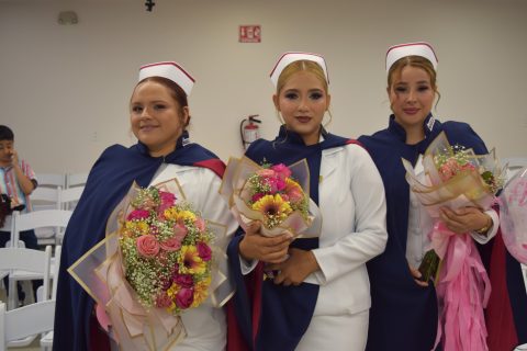 Divani Núñez, Emmyloou Fiol Torres y Noelia Aguilar.