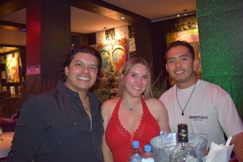 José Manuel, Fátima y Richard. 