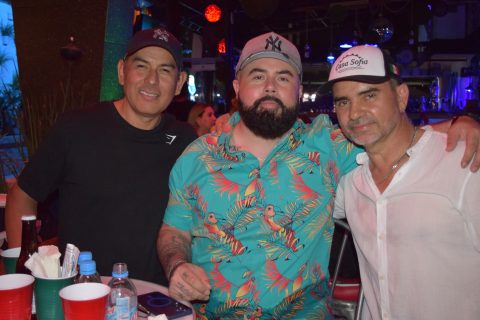 Carlos León, Carlos Argüelles y Paco Taco. 