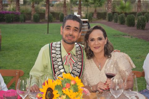 Rodrigo Álvarez y Gina Estrada. 