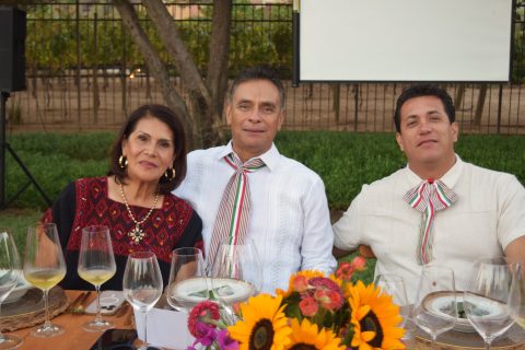 Leticia Payán, Wenceslao Martínez y Ramón Uriarte.