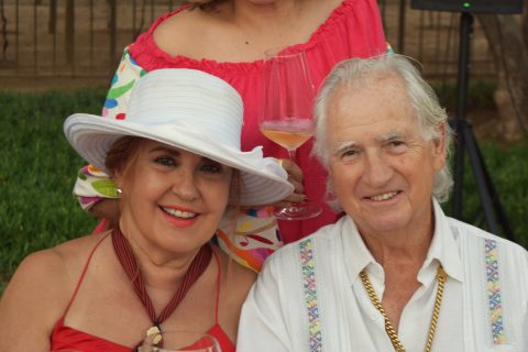 Isela Leal, Natalia Vidales de Bitterlin y Jean Loup Bitterlin.