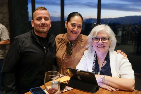Miguel Ángel Bioppio, Karla Márquez y Nora Bringas.