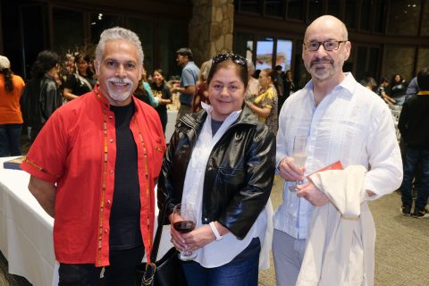 Mario Elizondo, Barbarella Pardo y Alejandro Reza.