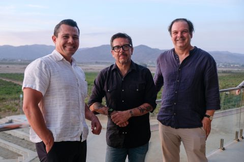Edison Palma, Felipe Pérez Santiago y Armando Pesqueira.