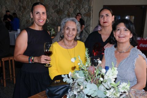 La familia De la Gala y Alina Hernández asistieron a la inauguración de la tercera edición del Festival Internacional de Cine de Valle de Guadalupe.