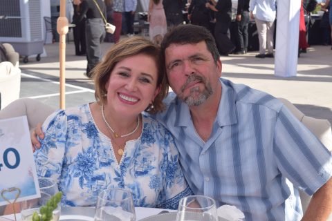 Gloria Pedrín y Carlos Ceseña.