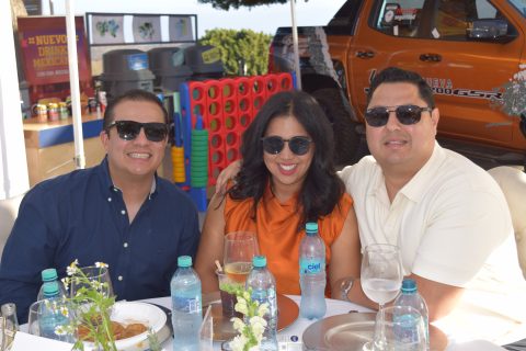 Tomas Soto, Fernanda Camargo y Daniel De los Santos. 