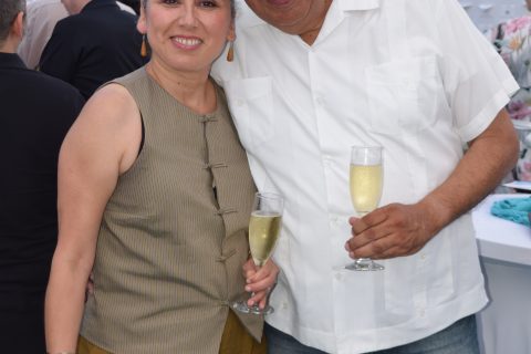Cinthya Castillo y Julio Salinas.
