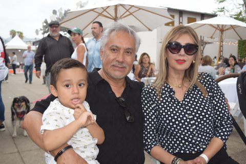 Matías, Vicente Ayala y Carmen Vázquez. 