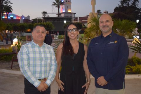 Marco Castro, Rosela Medina Lencioni y Mario Ruanova.