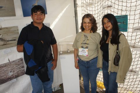 Joel Ramírez, Liliana Ortiz y Dana Sandoval.