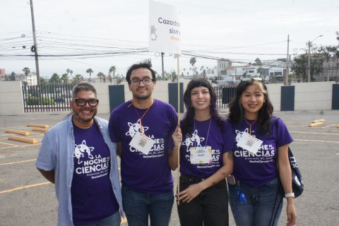 Jorge Castro, Ian Salomón, Leslie Bravo y Stephanie Alvarado.