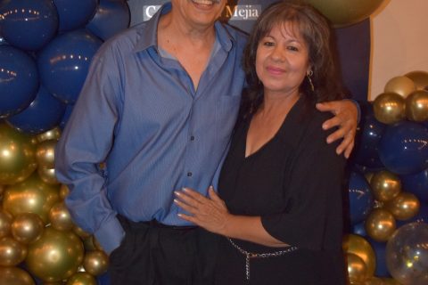 Isidro Perales y Magui Santiago.