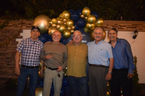 Marcelino Antúnez, Carlos Luevanos, Carlos Beltrán, Ramón Padilla e Isidro Perales.