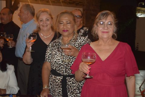 Betty Barrios, Peki Thomas y Miriam Carballo.