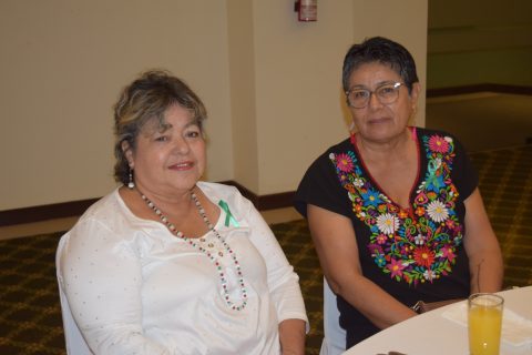 Alejandrina Ramos y Odette Arias. 