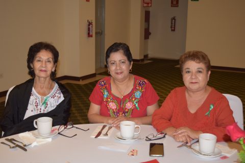 María Herminia Martínez, Teresa Reyna y Bertha Reyna. 