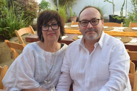 Sandra Martínez y Salvador Morales Riubi. 