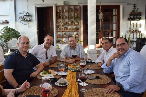 David Romero, Ragnar Gutiérrez, Gustavo Morachis, Héctor Contreras y Mario Valle.
