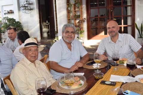 Alfonso García Quiñones, Jaime Burceaga y Mario Ruanova.