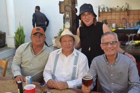 Dulce Martínez, Marco Antonio Coronado, Martín Muñoz y Alfredo Salazar.