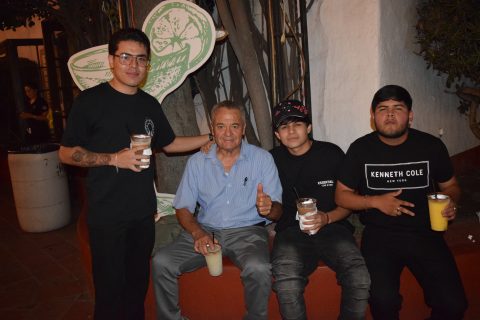 Mario García, Jorge Rouzaud, Jasiel García y Javier Olmos. 