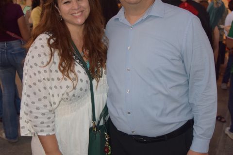 Soraya Peterson y Jorge Mario Piñuelas.