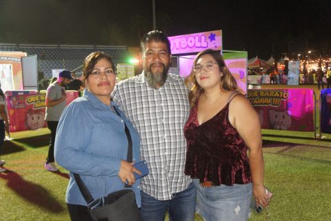 Elvira, Enrique y Fernanda.
