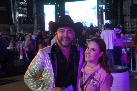 Christian Orozco y Melissa López.