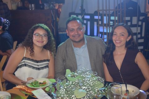 Aracely Padilla, Hubert Lara y Melissa Larios. 