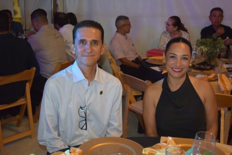 Claudio Fernández y Alejandra Ramírez.