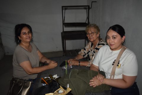 Raquel López, Ángela Carrillo y Keila Ávalos. 
