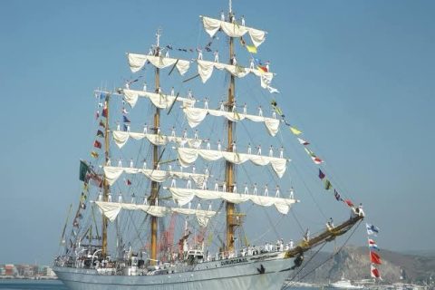 El barco estará atracado en los muelles de la Marina hasta el domingo 11 de octubre.