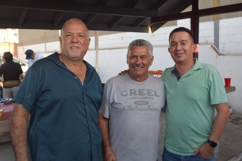 Sergio Torres, José Luis Meza y Rubén Sandoval.