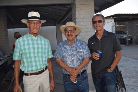 Rafael Ceja, Tomás Agüero Ávila y Mario Vega.