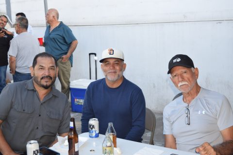 Elías Torres, Rafael Wong y Alberto Barba.
