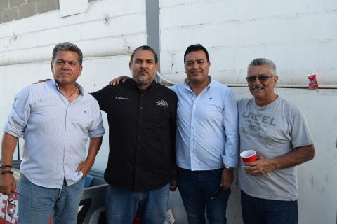 Ernesto Paredes, Alejandro Islas, Abel Medrano y José Luis Meza.