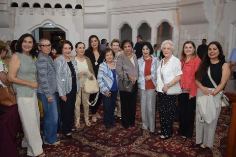 Las integrantes del Grupo Cultural 20 Mujeres asistieron a la charla. 