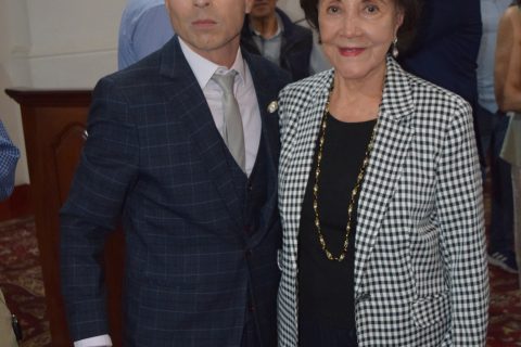 Alfredo Derek y María Eugenia Bonifaz. 