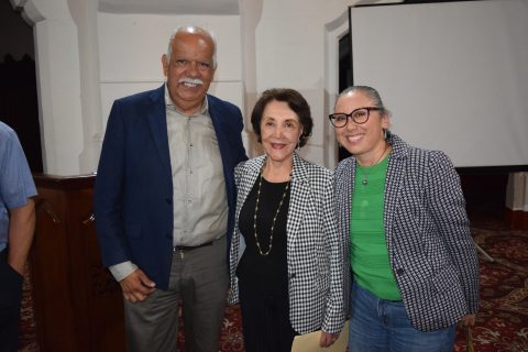 Julio Salinas, María Eugenia Bonifaz y Cinthya Castillo.