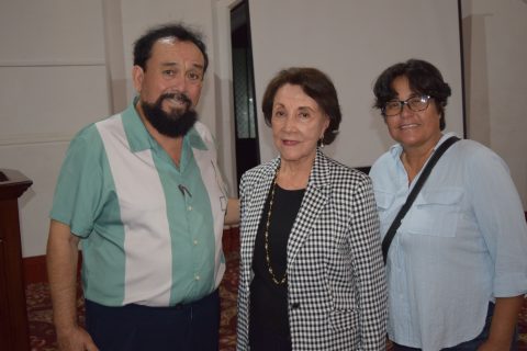 Rodolfo Cervantes, María Eugenia Bonifaz y Gabriela Cuéllar.