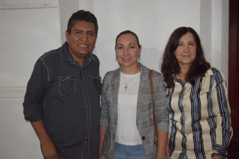 Horacio González Moncada, Lesly Villanueva y Martha Lozano.