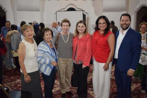 Mitzuko Kawanishi, Josefina de Morachis, Leticia Vargas, Cecilia Jaime, Adriana Novelo y Carlos Morachis.