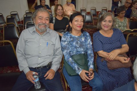 Justino Moreno, Cristina Soto y Miriam Carballo.