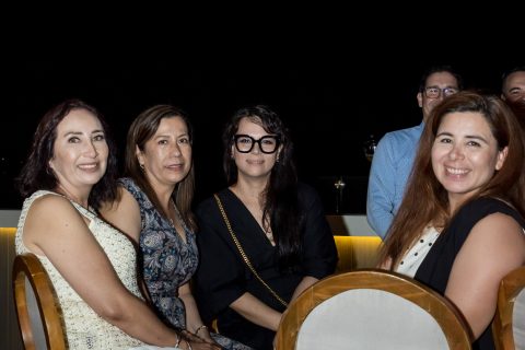 Mirla Romo, Agueda Romo, Abril Araujo López y Priscila Hurtado.