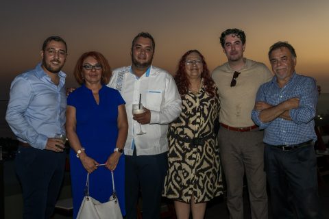 Saul Dicochea, Carmen Garduño, Juan Manuel Espinosa, Guillermo Aguirre e invitados.