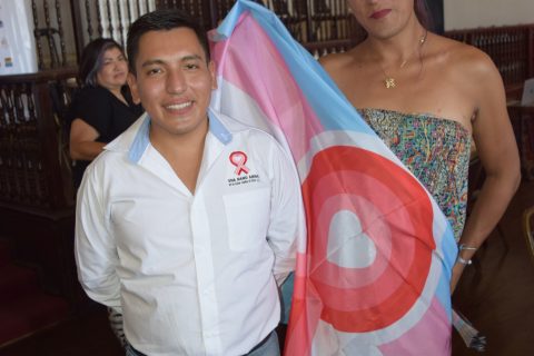 Francisco Monzón y Marina Román asistieron a la cumbre desde Chiapas. 